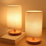 USB Powered Modern Nordic Wood Table Lamp