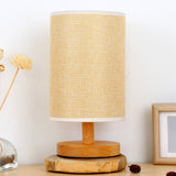 USB Powered Modern Nordic Wood Table Lamp