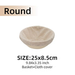 Banneton Bread Basket rattan Proofing mold