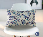 Colorful Gradient Striped Linen Furnishing Car Decoration Cushion Cover